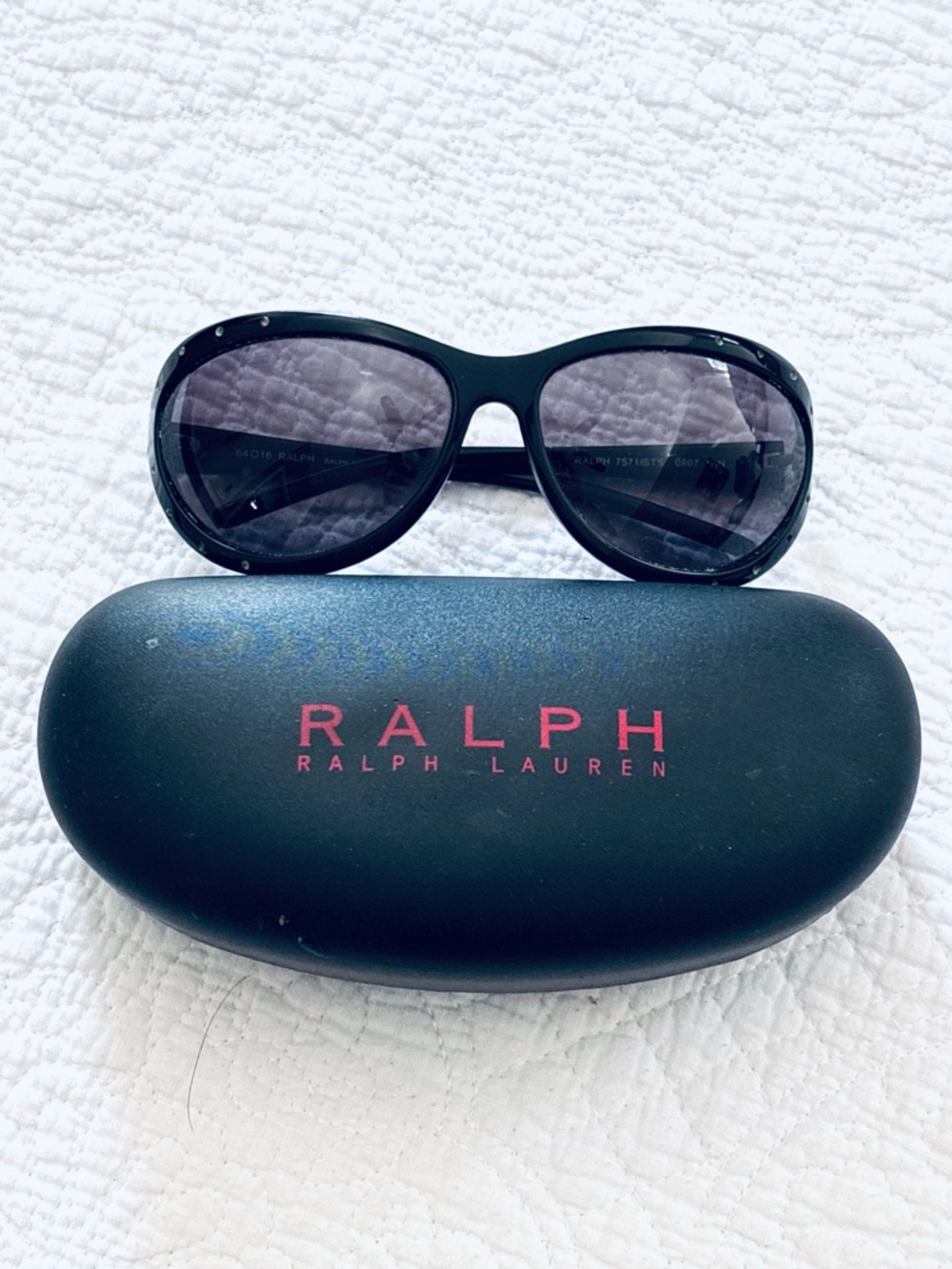 ❗️Ralph Lauren Black Women's Aviator-Style Sunglasses